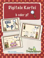 Vorschau - Spiele - Digitale Kartei oder - p oder b? - Deckblatt