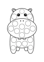 Vorschau - Arbeitsblätter - Dot Marker Tiere – Kreative Ausmalvorlagen für die Grundschule & den Kindergarten - Seite 3