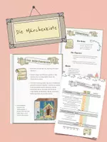 Vorschau - Arbeitsblätter - Lesekiste Märchen : Eine Märchenkiste gestalten und präsentieren Unterrichtseinheit - Deckblatt