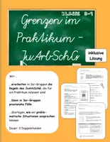 Vorschau - Arbeitsblätter - Grenzen im Praktikum / Ausbildung - Jugendarbeitsschutzgesetz - Deckblatt
