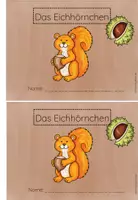 Vorschau - Arbeitsblätter - Das Eichhörnchen - Arbeitsheft - Tiere des Waldes - Seite 1
