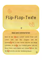 Vorschau - Arbeitsblätter - Texte abschreiben: Flip-Flop-Texte - Seite 2