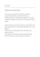 Vorschau - Arbeitsblätter - Merkmale einer Kurzgeschichte - 2 Niveaus und Lösung - Seite 3