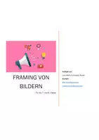 Vorschau - Arbeitsblätter - Framing - Manipulation von Bildern - Deckblatt