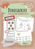 Vorschau - Stundenentwürfe - Dinosaurier - Zahlen und Mengen ZR 20 - Deckblatt