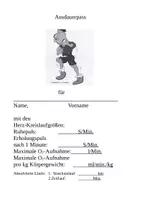 Vorschau - Unterrichtsreihen - Die Ausdauer einschätzen und bewerten - Deckblatt