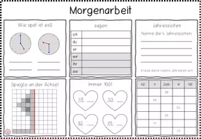 Vorschau - Arbeitsblätter - Morgenarbeit : Aufgabenmix für Klasse 2 und 3 #instalehrerknaller24 - Seite 3