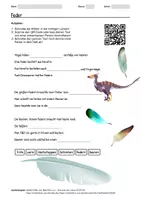 Vorschau - Arbeitsblätter - Arbeitsblatt zum Thema "Feder" + Onlineübung & MP3 + Infografik - Deckblatt