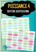 Vorschau - Spiele - Puissance 4 - routine quotidienne (2-fach differenziert) - Deckblatt