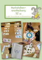 Vorschau - Stundenentwürfe - Buchstabenerarbeitung W (Stationsbetrieb) - Deckblatt
