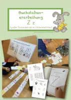 Vorschau - Stundenentwürfe - Buchstabenerarbeitung Z (Stationsbetrieb) - Deckblatt
