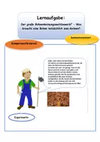 Vorschau - Stundenentwürfe - Der große Bohnenkeimungswettbewerb!“ – Was braucht eine Bohne tatsächlich zum Keimen? - Deckblatt