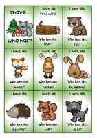 Vorschau - Spiele - Spiel "I have who has" - In the forest - Seite 1