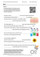 Vorschau - Arbeitsblätter - Lernposter + Arbeitsblatt zum Thema "Fett" + Onlineübung & MP3 + Mindmap + Infografik - Seite 1
