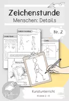 Vorschau - Unterrichtsreihen - Zeichenstunde: Menschen zeichnen | 3 Selbstlernhefte - Seite 1