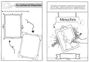 Vorschau - Unterrichtsreihen - Zeichenstunde: Menschen zeichnen | 3 Selbstlernhefte - Seite 3