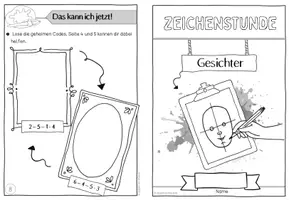 Vorschau - Unterrichtsreihen - Zeichenstunde: Gesichter | Porträts | Übungsheft - Seite 2