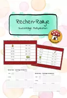 Vorschau - Spiele - Rechen-Rallye - Zweistellige Multiplikation - Deckblatt