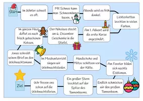 Vorschau - Spiele - Würfelspiel Wortarten Winter - Seite 1