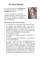 Vorschau - Stundenentwürfe - DEUTSCH: Übungspaket zum Inneren Monolog (PDF) - Seite 3