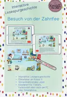 Vorschau - Arbeitsblätter - Lesespur: Besuch von der Zahnfee interaktiv + Papierform - Seite 1