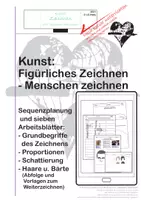 Vorschau - Stundenentwürfe - KUNST Menschen zeichnen/figuerliches Zeichnen (Sequenz) - Deckblatt