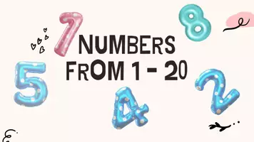 Vorschau - Arbeitsblätter - Numbers from 1 - 20 - Powerpoint und Arbeitsblätter - Seite 1