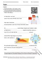 Vorschau - Arbeitsblätter - Arbeitsblatt zum Thema "Fieber" + Onlineübung & MP3 + Mindmap + Infografik - Deckblatt