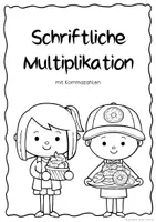 Vorschau - Unterrichtsreihen - Schriftliche Multiplikation mit Kommazahlen – Arbeitsheft Mathe Klasse 4/5 - Seite 1