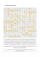 Vorschau - Arbeitsblätter - Obst - Suchsel (Gesunde Ernährung) - Seite 1