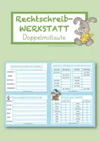 Vorschau - Stundenentwürfe - Rechtschreibwerkstatt – Doppelkonsonanten - Deckblatt