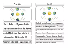 Vorschau - Arbeitsblätter - Groß- oder Kleinschreibung DAS JAHR - Seite 2