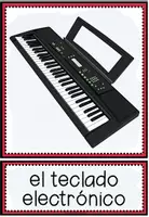 Vorschau - Bildkarten - LOS INSTRUMENTOS MUSICALES (Instrumente) - Bild- und Wortkarten (Spanisch) - Seite 1