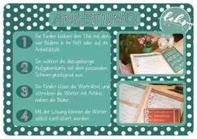 Vorschau - Aufgabenkarten - Sommer Schüttelwörter - Seite 1