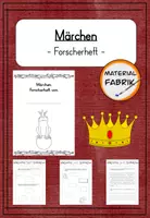 Vorschau - Arbeitsblätter - Märchen-Forscherheft - Deckblatt