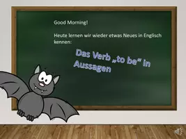 Vorschau - Präsentationen/Tafelbilder - Lernvideo und Folien zu to be in Aussagen - Seite 2