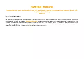 Vorschau - Spiele - Pädagogen-Merkspiel - Seite 1
