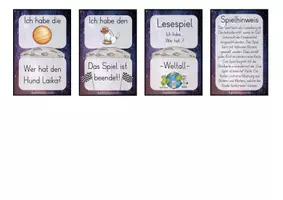 Vorschau - Spiele - Lesespiel Weltall - Ich habe...Wer hat...? Klasse 1/2 - Seite 3