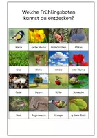 Vorschau - Stationenlernen - Natur-Bingo: Frühlingsbeginn (Fotos) - kostenlos - Seite 2