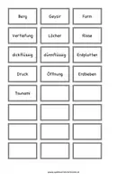 Vorschau - Fördermaterial/Inklusion - Vulkan - Dosendiktat, individuelle Auftragskarte & Wörter - Seite 3