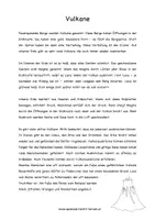 Vorschau - Arbeitsblätter - Vulkan - Lesetext und Fragen - Seite 2