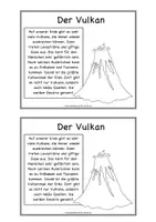 Vorschau - Arbeitsblätter - Vulkan - Merkplakat/Ansage - Seite 2