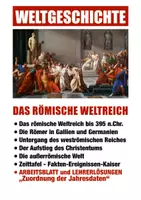 Vorschau - Präsentationen/Tafelbilder - WELTGESCHICHTE Das römische Reich - Deckblatt