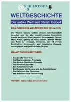 Vorschau - Präsentationen/Tafelbilder - WELTGESCHICHTE Das römische Reich - Seite 1