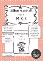 Vorschau - Unterrichtsreihen - Silben- Leseheft: Teil 1 - MRS - Deckblatt