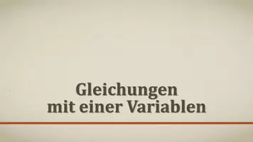 Vorschau - Präsentationen/Tafelbilder - Tafelbilder - Gleichungen (Materialpaket) - Seite 1