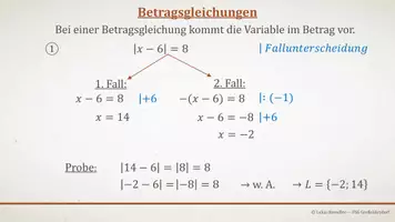 Vorschau - Präsentationen/Tafelbilder - Tafelbilder - Besondere Gleichungen - Seite 1