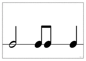 Vorschau - Arbeitsblätter - Notenwerte / Rhythmus Taktkarten - Stufe 1-3 (Bundle) - Seite 3