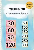 Vorschau - Poster - Zahlenplakate: Zehner-Einmaleins (1000er Feld) - Deckblatt