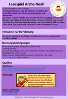 Vorschau - Spiele - Lesespiel Arche Noah (Ich habe ... Wer hat...) - Seite 1